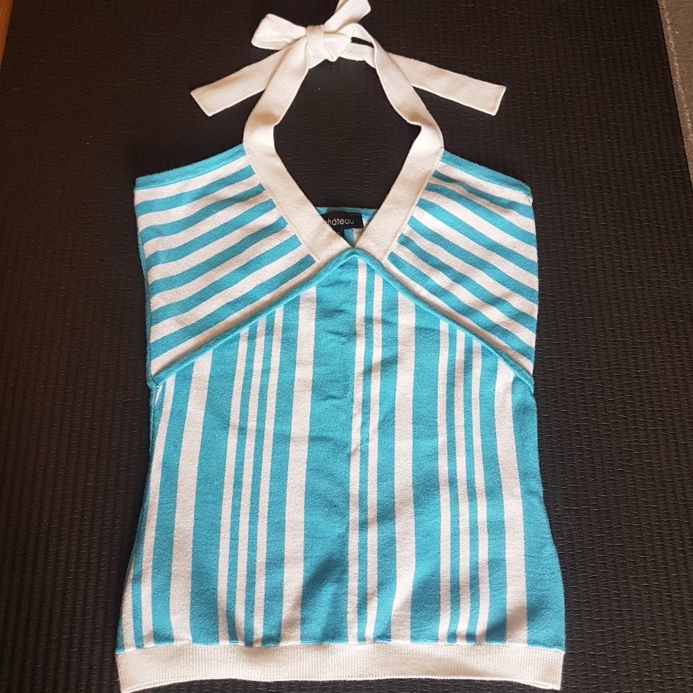 COPY - Le Chateau, Knit Halter Top, Small